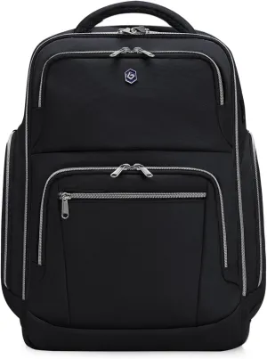 Backpack- Laptop Backpack for Women Men, Travel Business Anti Theft Sturdy Work Bag with USB Charging Port, Water Resistant College Backpack, Holds Up to 15.6" Laptop