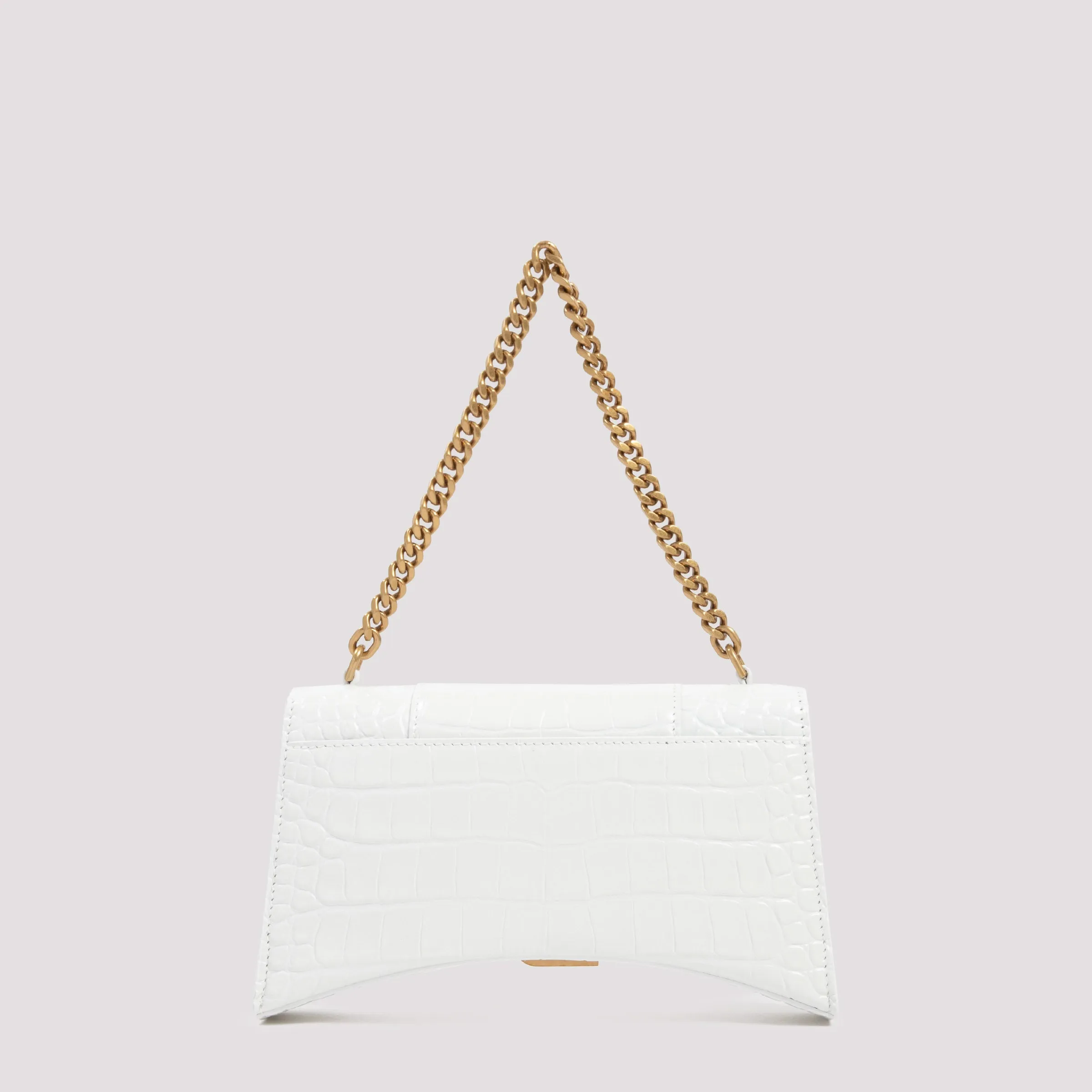 Balenciaga Hourglass Embossed Shoulder Bag
