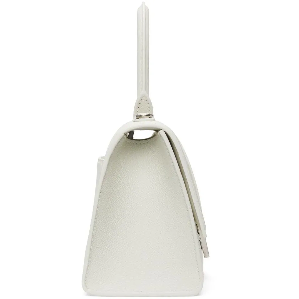 Balenciaga White Small Hourglass Bag