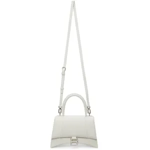 Balenciaga White Small Hourglass Bag