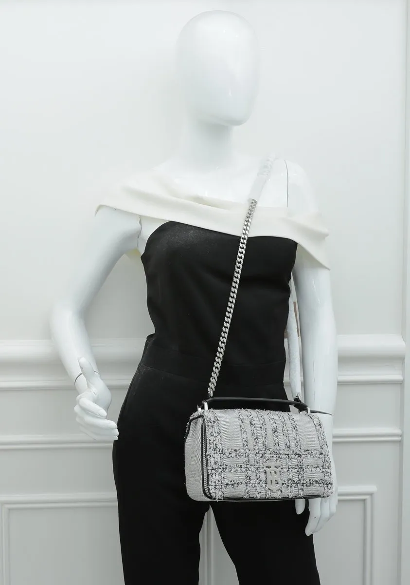 Burberry Bicolor Tweed TB Lola Small Bag