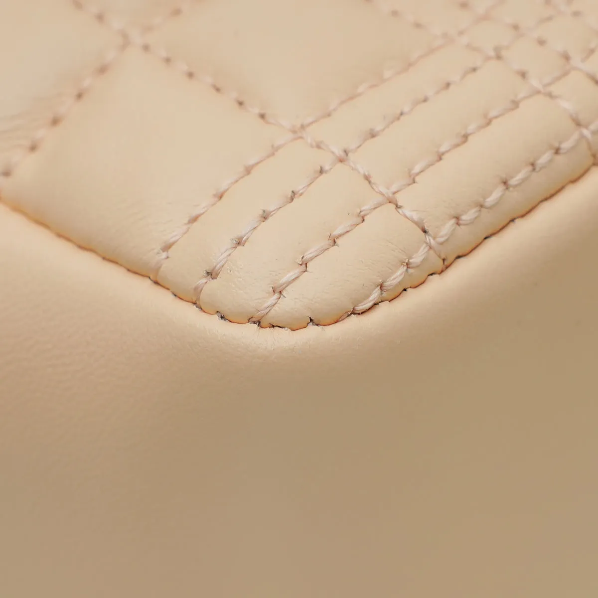 Burberry Peach Pink Quilted Lola Small Chain Bag