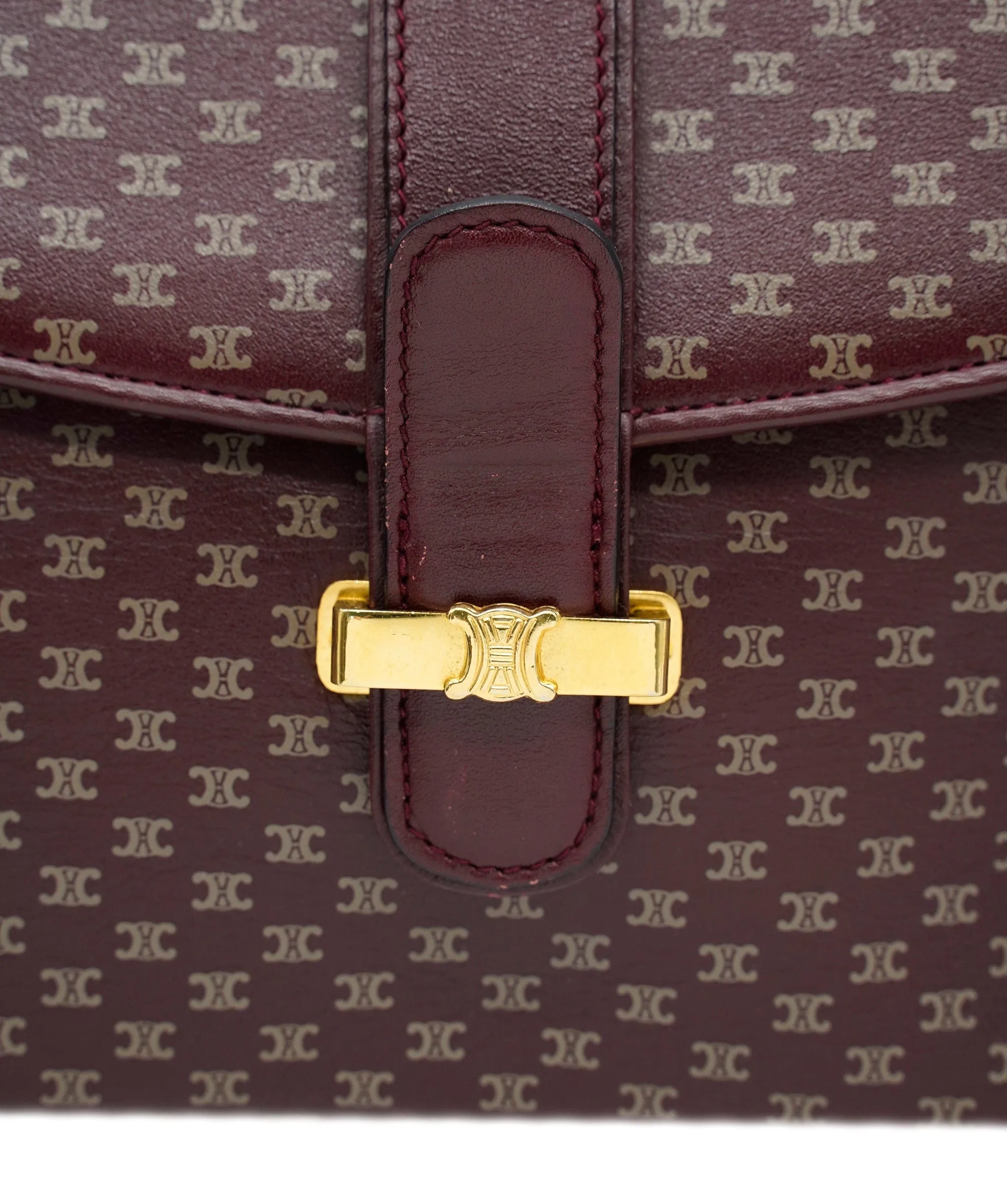 Celine Macdama Leather Vintage Shoulder Bag PXL2531