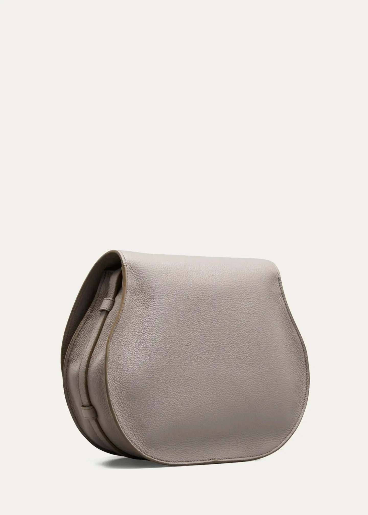 CHLOÉ  MARCIE MEDIUM CALFSKIN LEATHER SADDLE BAG
