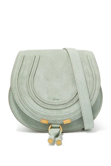 CHLOÉ SMALL MARCIE SUEDE CROSSBODY BAG