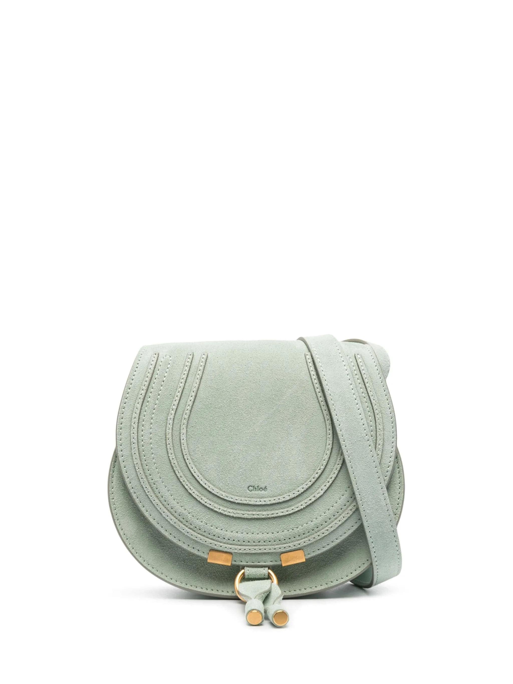 CHLOÉ SMALL MARCIE SUEDE CROSSBODY BAG