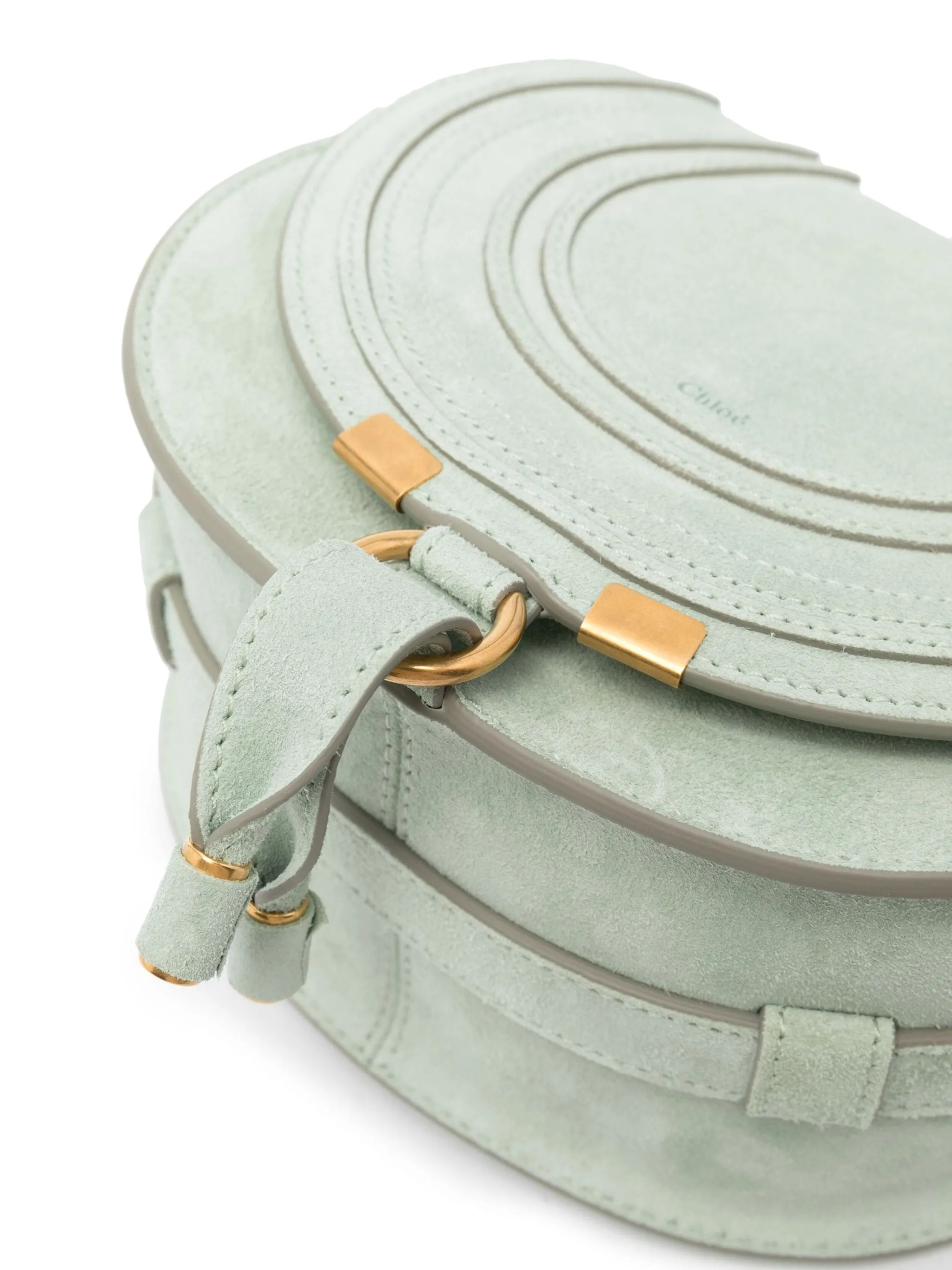 CHLOÉ SMALL MARCIE SUEDE CROSSBODY BAG