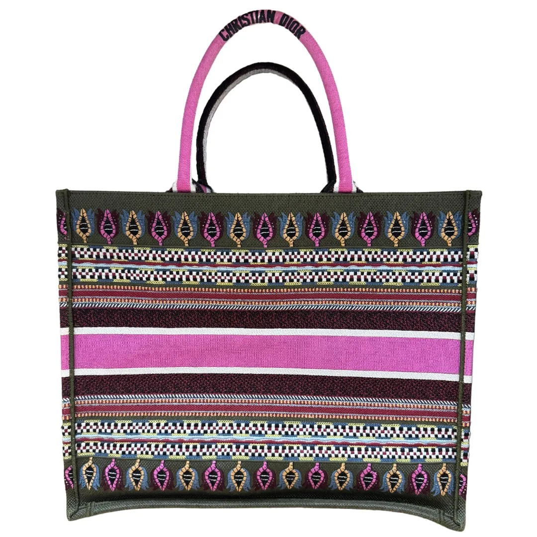 Christian Dior Embroidered Book Tote