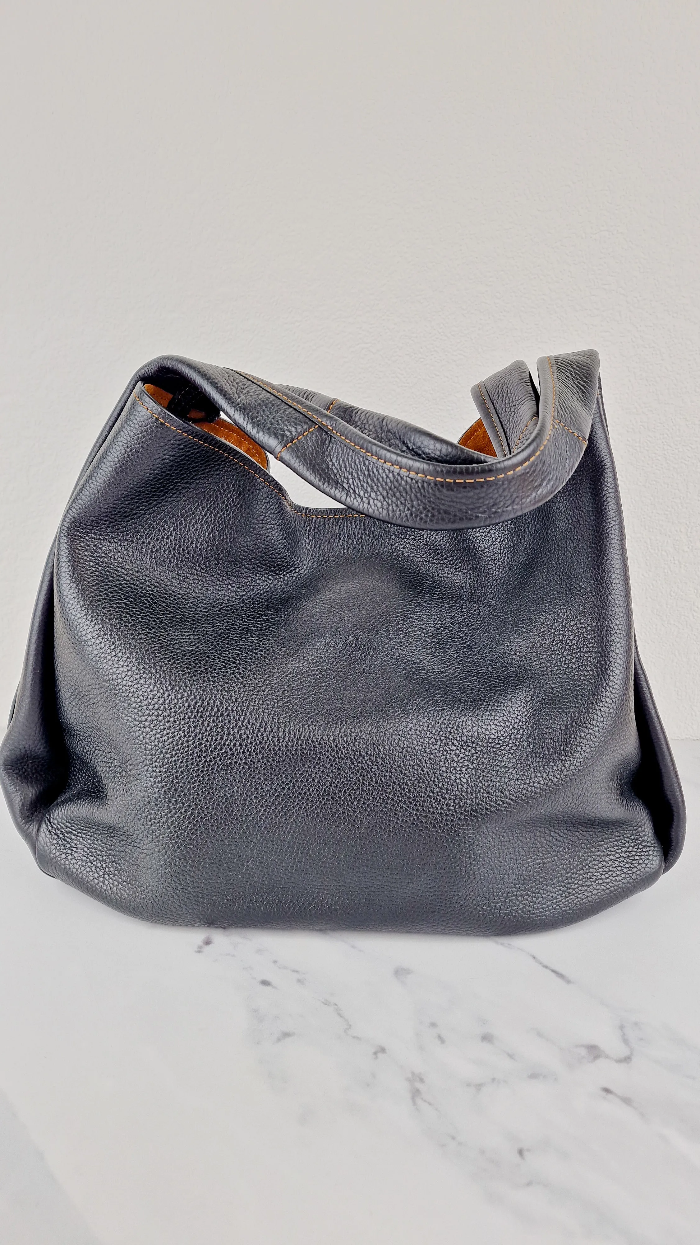 Coach 1941 Bandit Hobo 39 Bag in Black and Oxblood - Pebble Leather - 2 in 1 handbag - Coach 86760