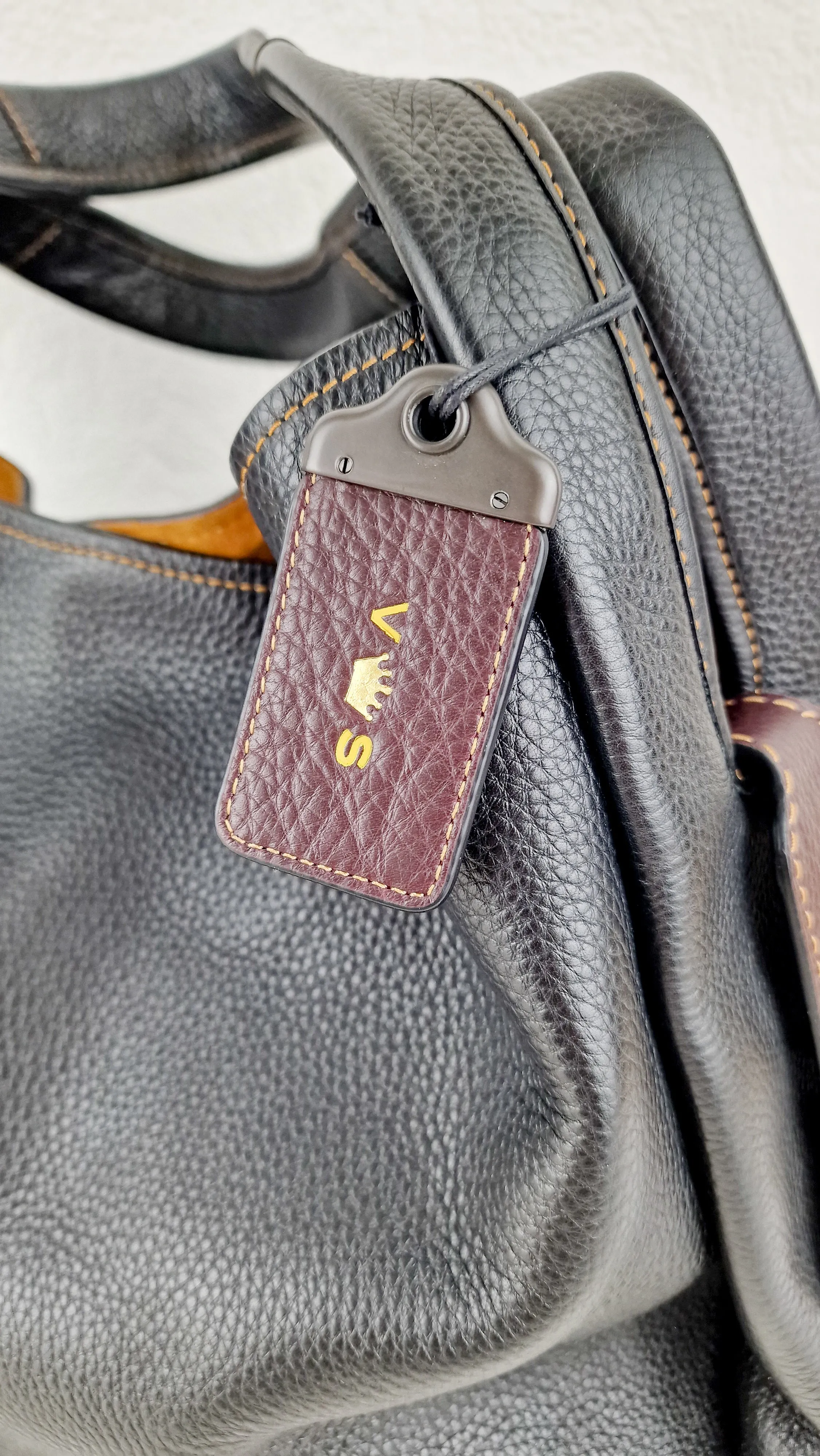 Coach 1941 Bandit Hobo 39 Bag in Black and Oxblood - Pebble Leather - 2 in 1 handbag - Coach 86760