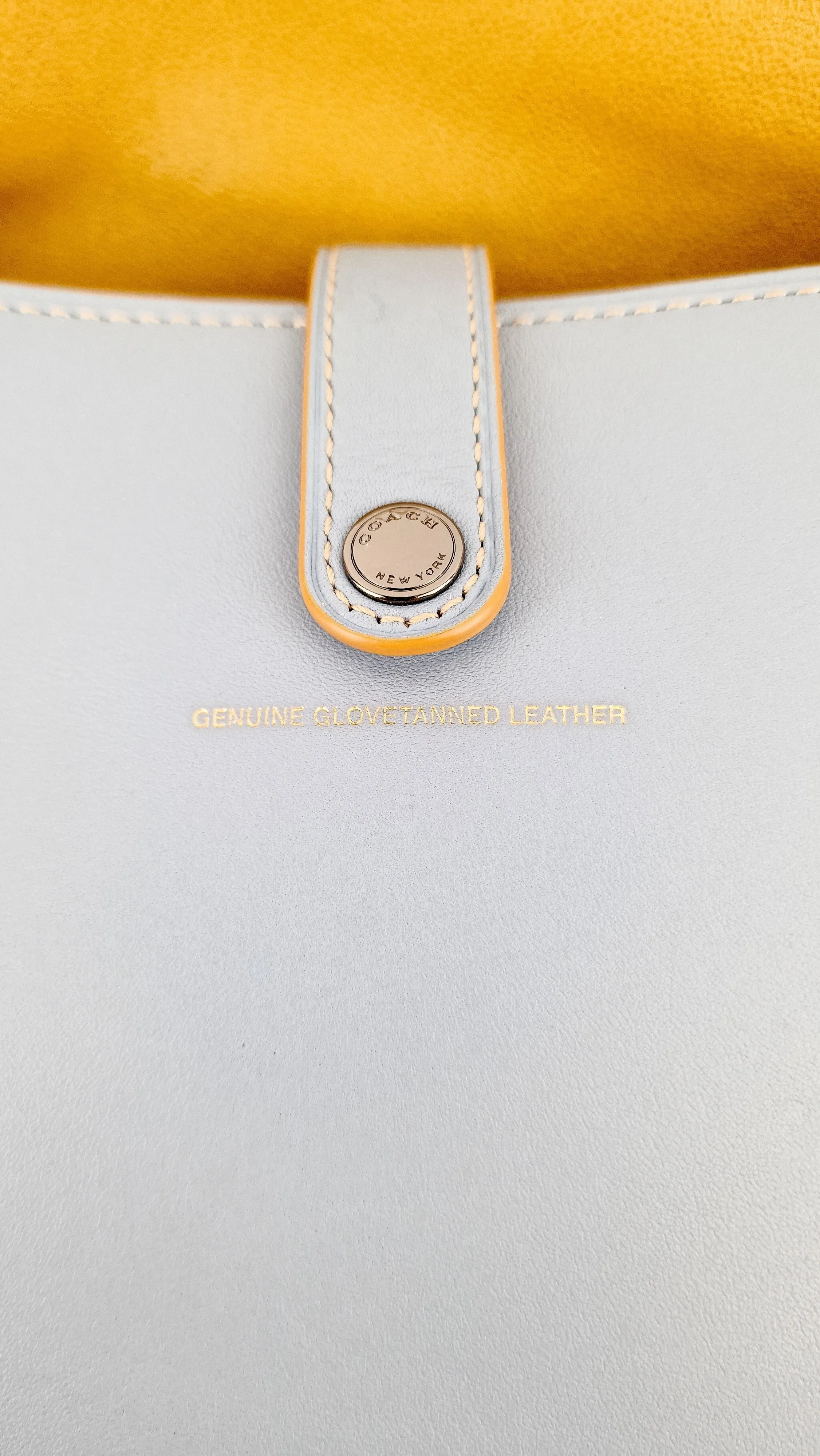 Coach 1941 Saddle 23 Bag in Cornflower Blue Smooth Leather - 75th Anniversary Limited Edition - Coach 37875