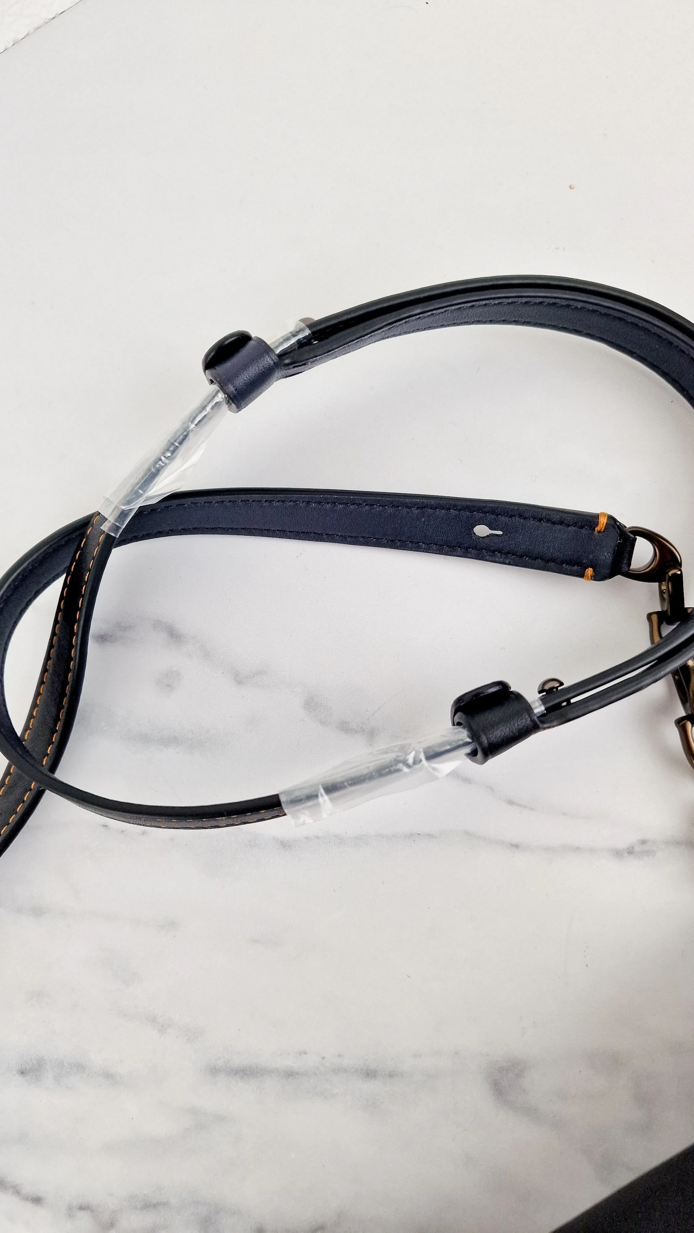 Coach 1941 Swagger Crossbody in Dark Blue Colorblock Smooth Leather Coach 25833