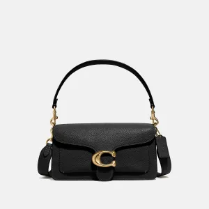 Coach Pebble Tabby Crossbody Bag Black