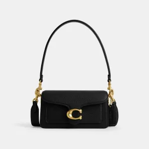 Coach Tabby Shoulder Bag 20 in Black/Brass