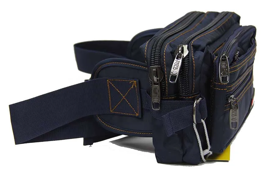 Courtly 6-pocket Waist Pouch Bumbag