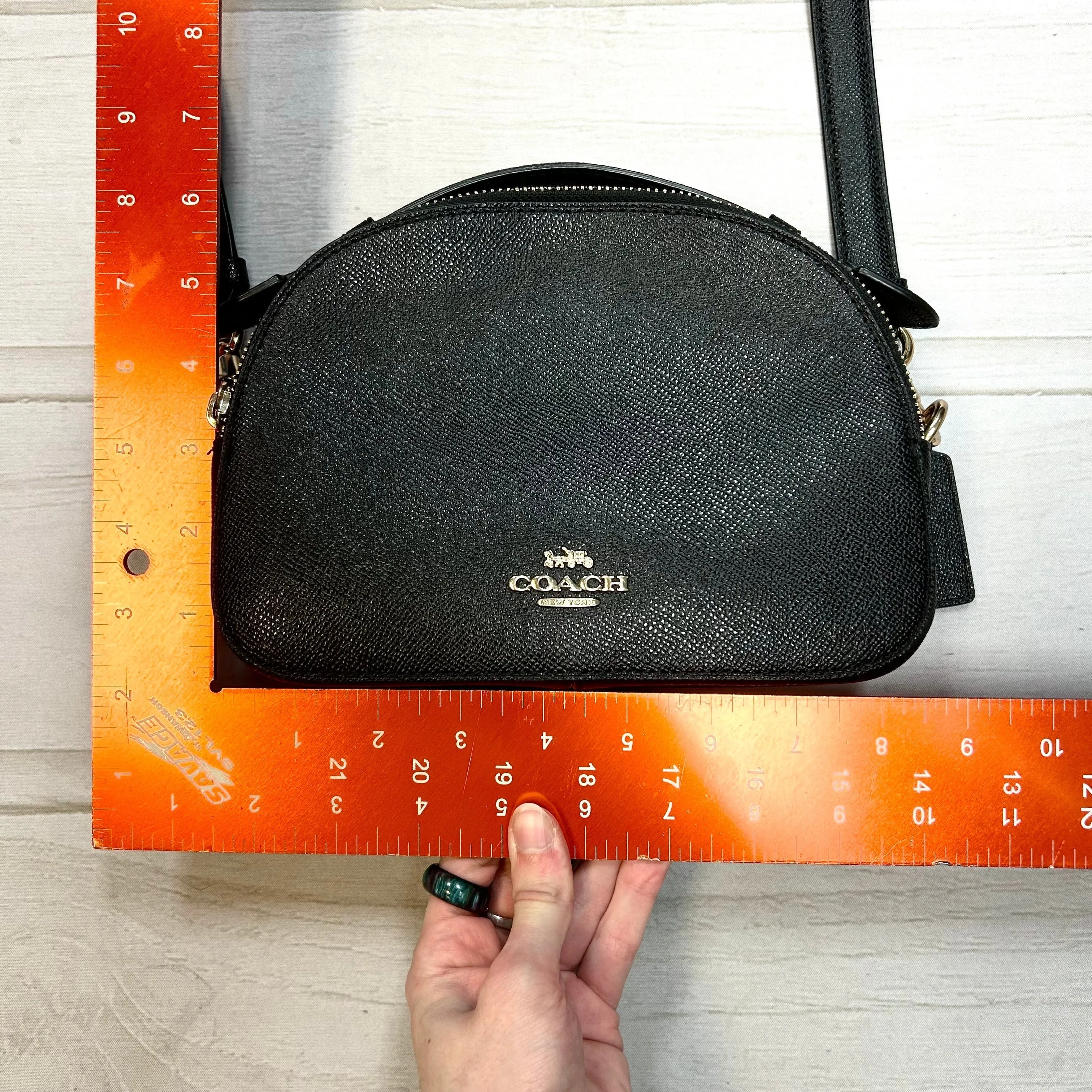 Crossbody Designer By Coach  Size: Medium