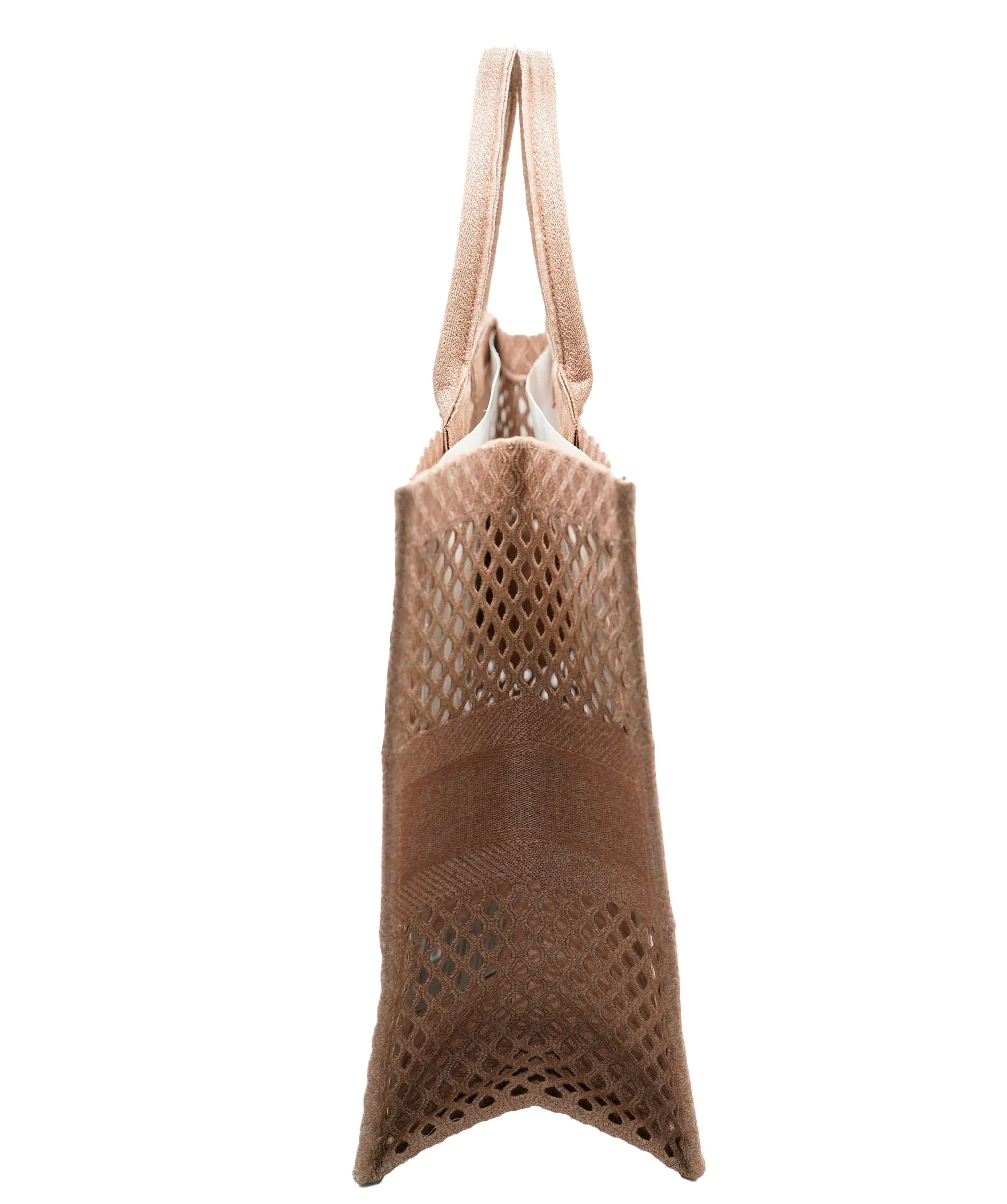 Dior beige mesh book tote ASL6446