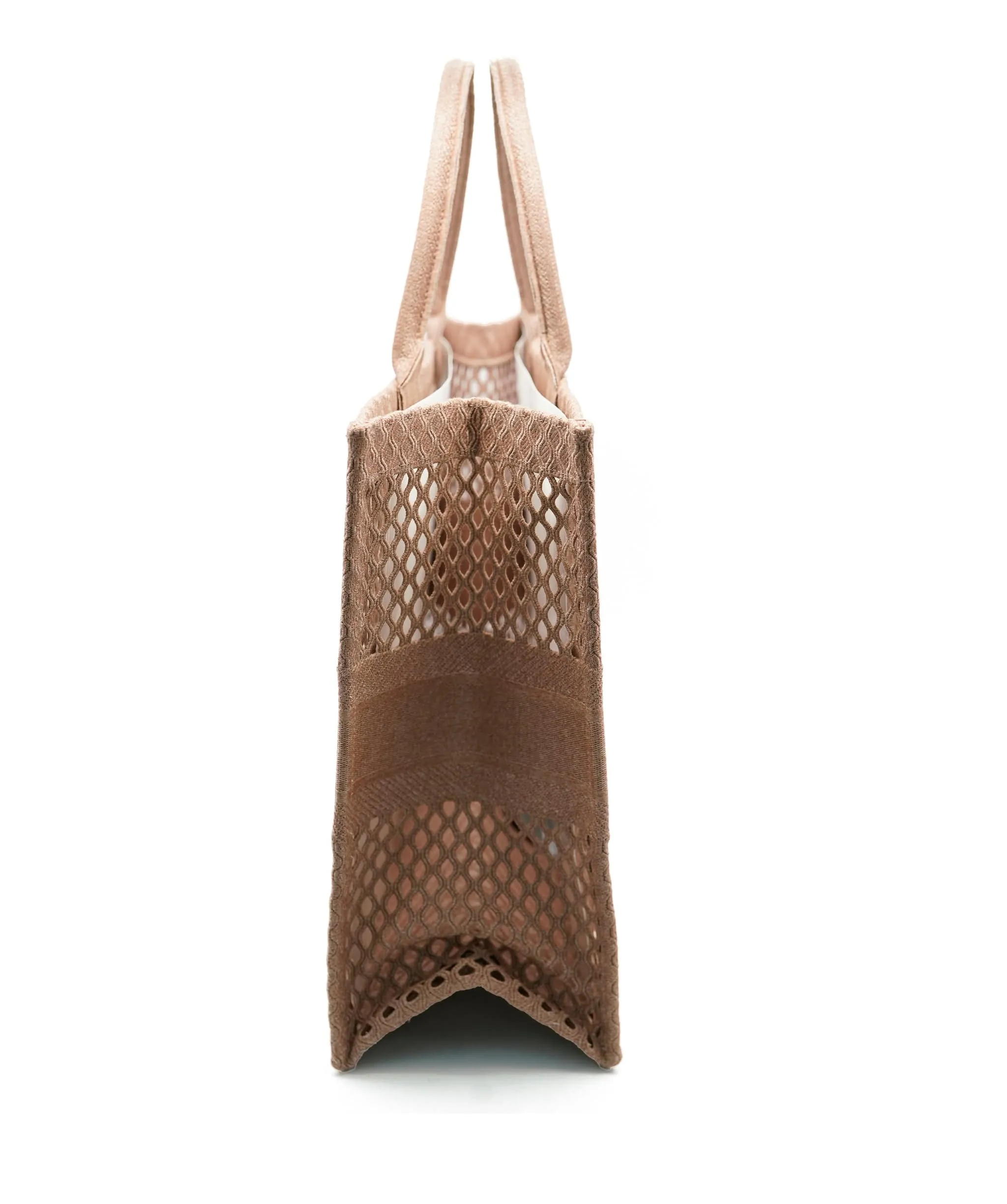 Dior beige mesh book tote ASL6446