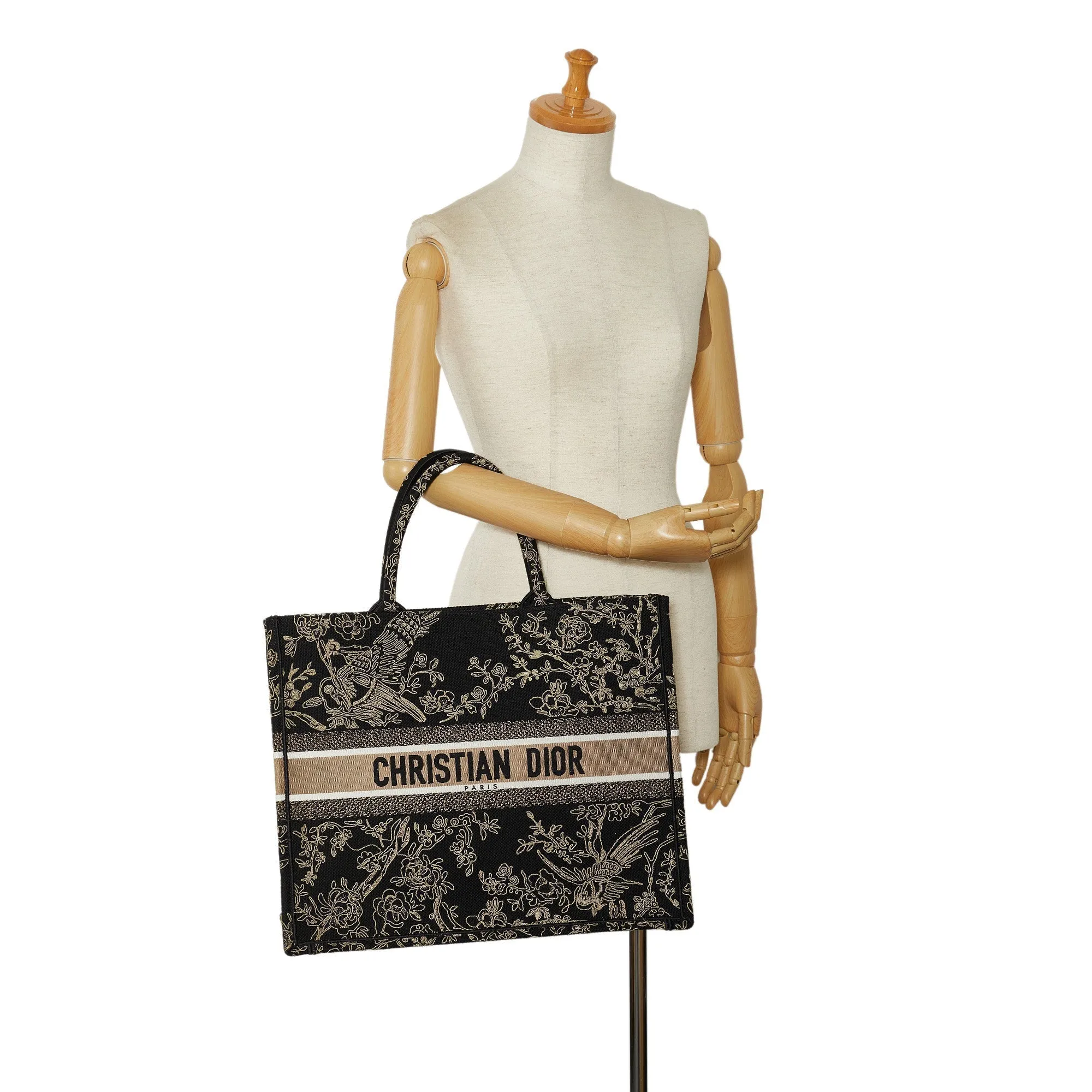 DIOR Large Ornamental Cornely Book Tote Tote Bag