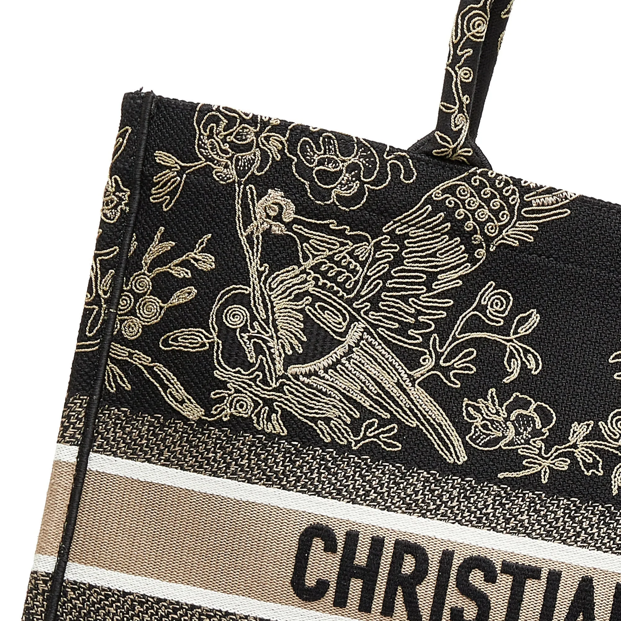 DIOR Large Ornamental Cornely Book Tote Tote Bag