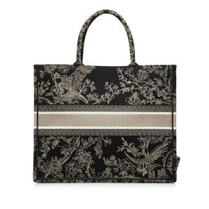DIOR Large Ornamental Cornely Book Tote Tote Bag