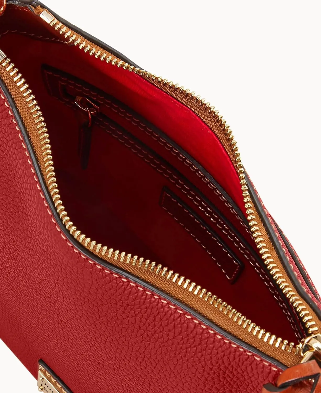 Dooney & Bourke Women's Crossbody Hobo in Pebble Grain Leather, Medium Handbag with Adjustable & Detachable Shoulder Strap