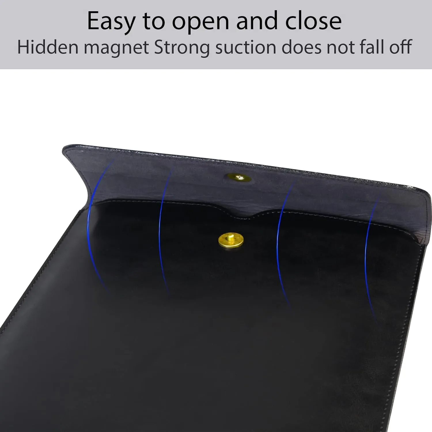 Genuine Leather Laptop Sleeve for 13 Inch MacBook Air M3 2024 M2 2022 M1 2020,Leather Vertical Laptop Case for MacBook Pro M2 2022 M1 2020-2016,Laptop Cover for 13-13.3 Inch Notebook,Black