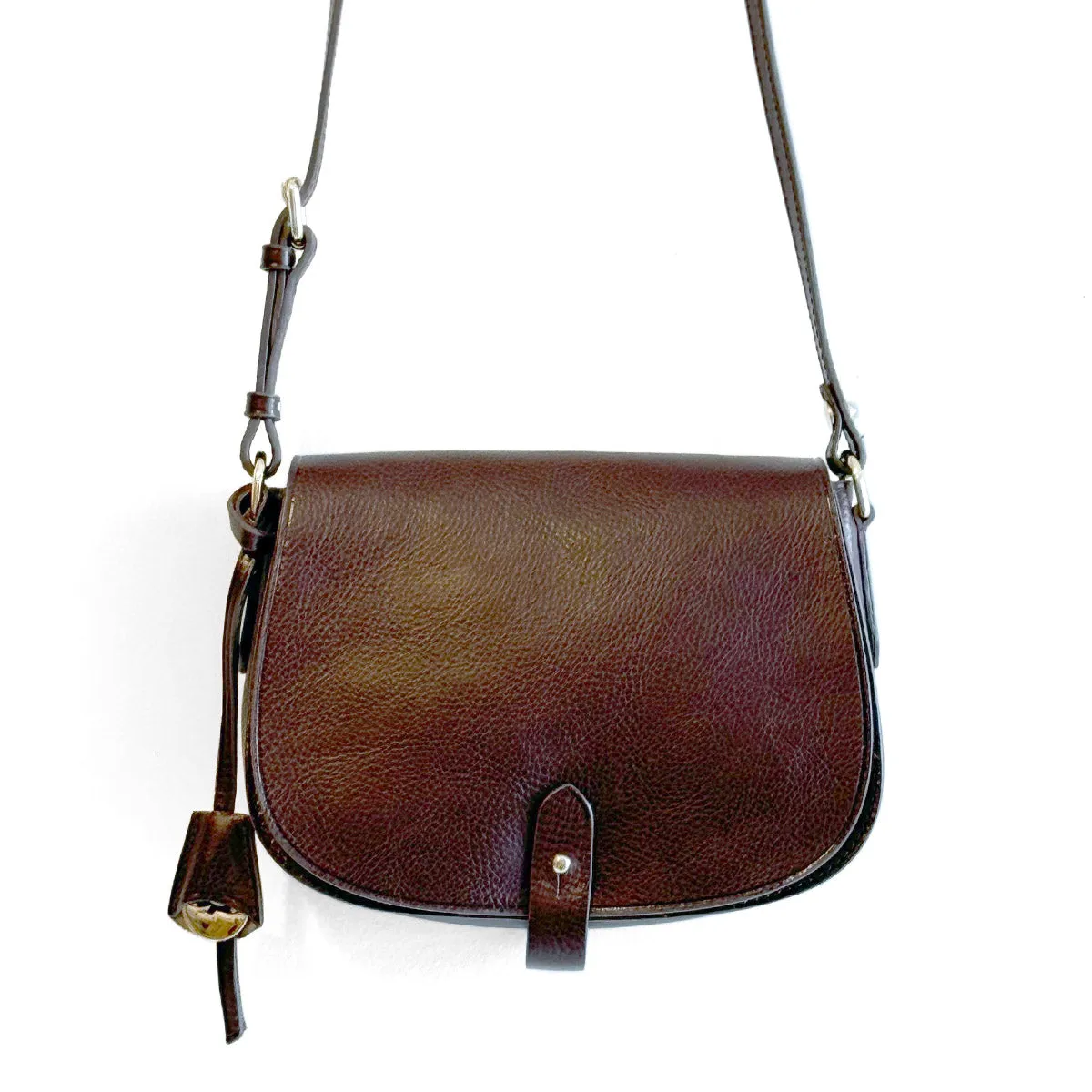 Hunt "Isabella" Crossbody Bag - Brown