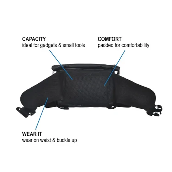 Hypergear Waist pouch Motorsports medium - Grey