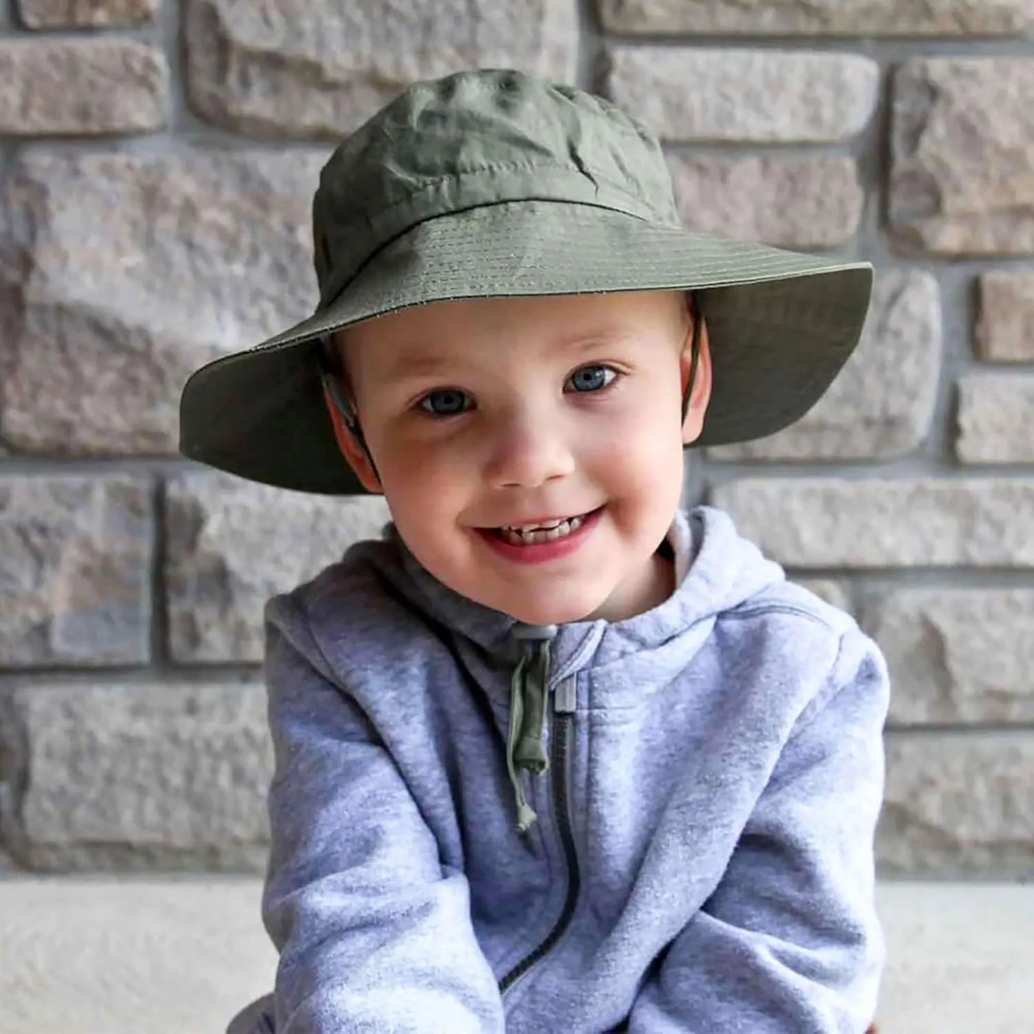 JAN & JUL Grow-with-Me Cotton Bucket Sun-Hat for Baby and Kids