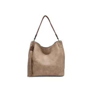 JEN & CO AMBER HOBO BAG KHAKI