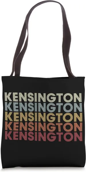 Kensington New Hampshire Kensington NH Retro Vintage Text Tote Bag