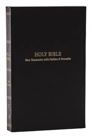 KJV Holy Bible: Pocket New Testament with Psalms and Proverbs, Black Softcover, Red Letter, Comfort Print: King James Version Paperback  November 14, 2023