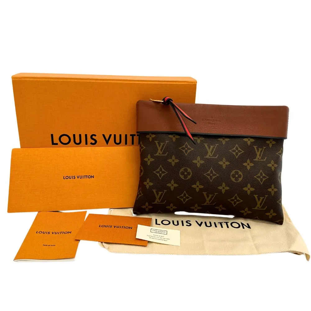 Louis Vuitton Tuileries  Canvas Clutch Bag ()
