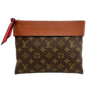 Louis Vuitton Tuileries  Canvas Clutch Bag ()