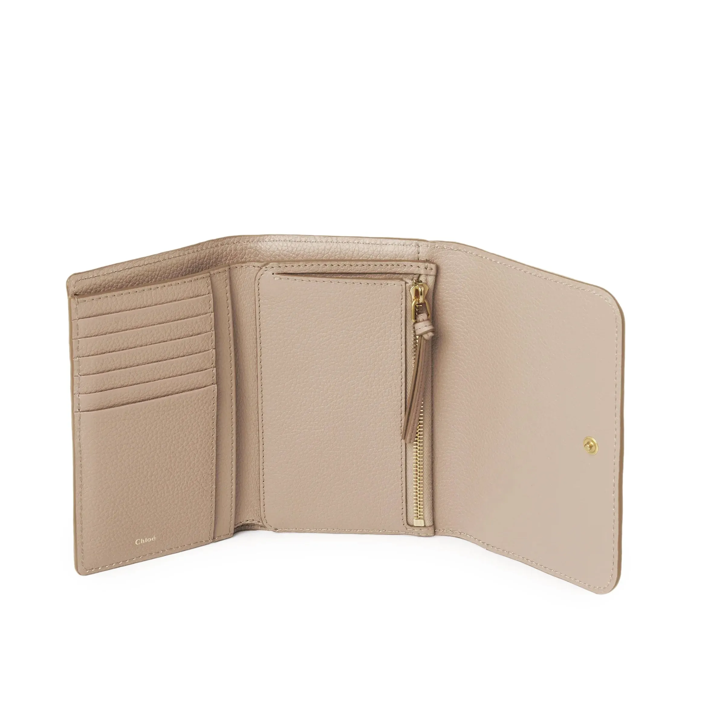 Marcie Compact Wallet, Floral Grey