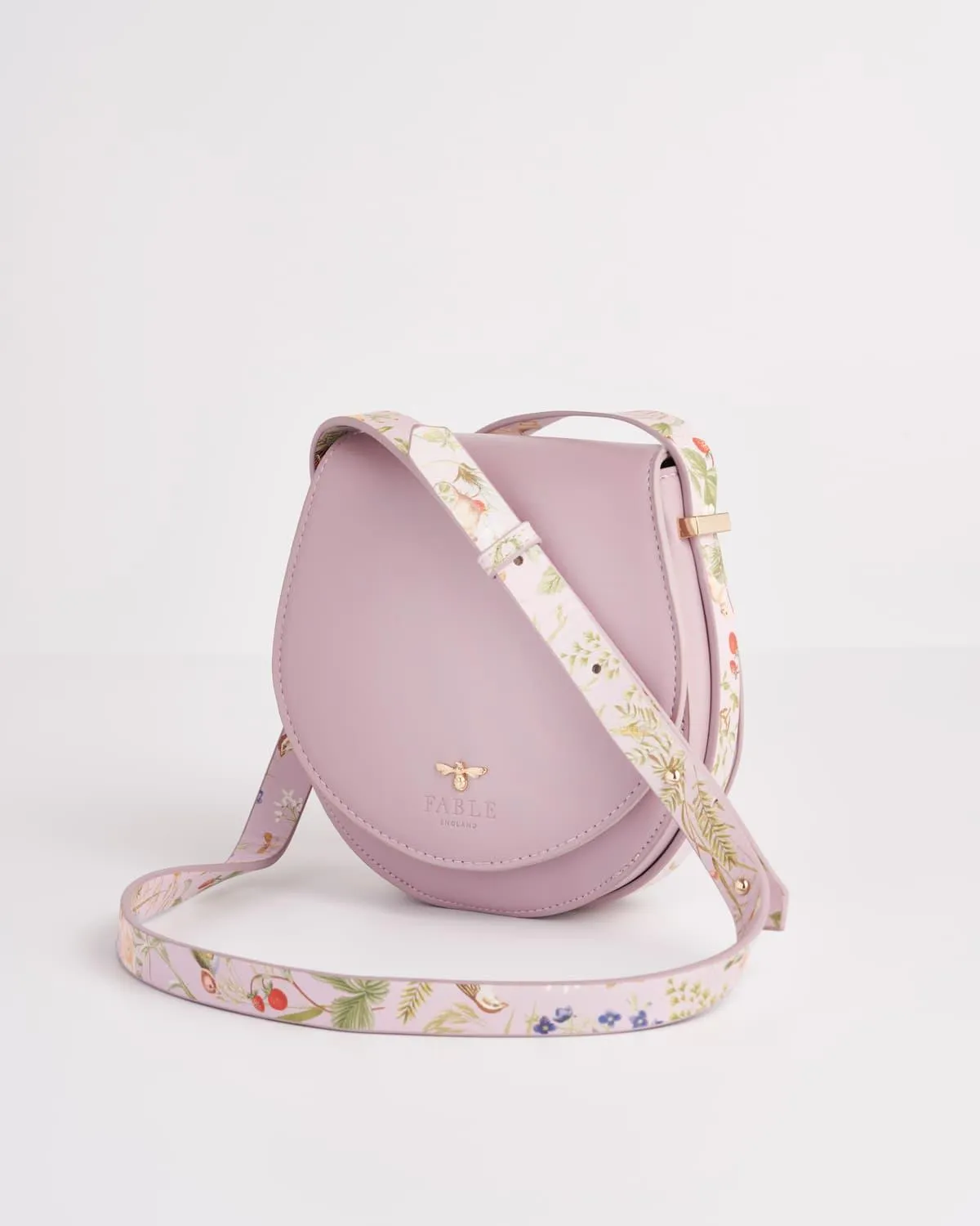 Meadow Creatures Lilac Saddle Bag