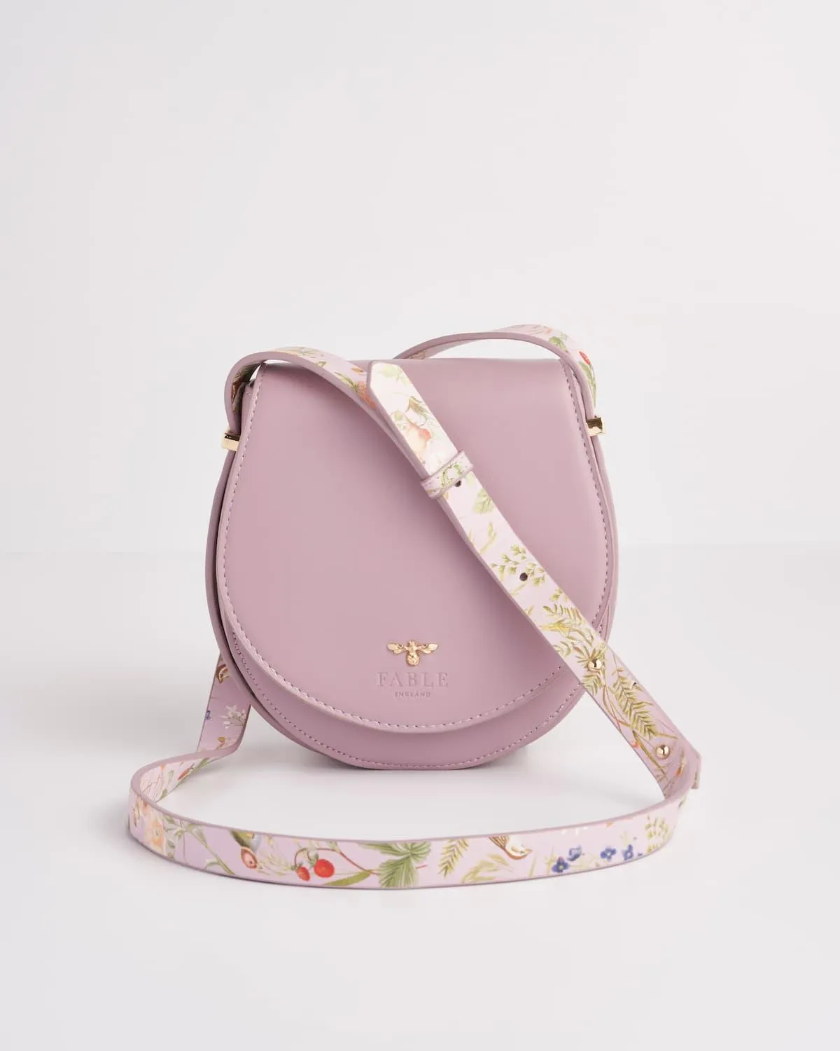 Meadow Creatures Lilac Saddle Bag