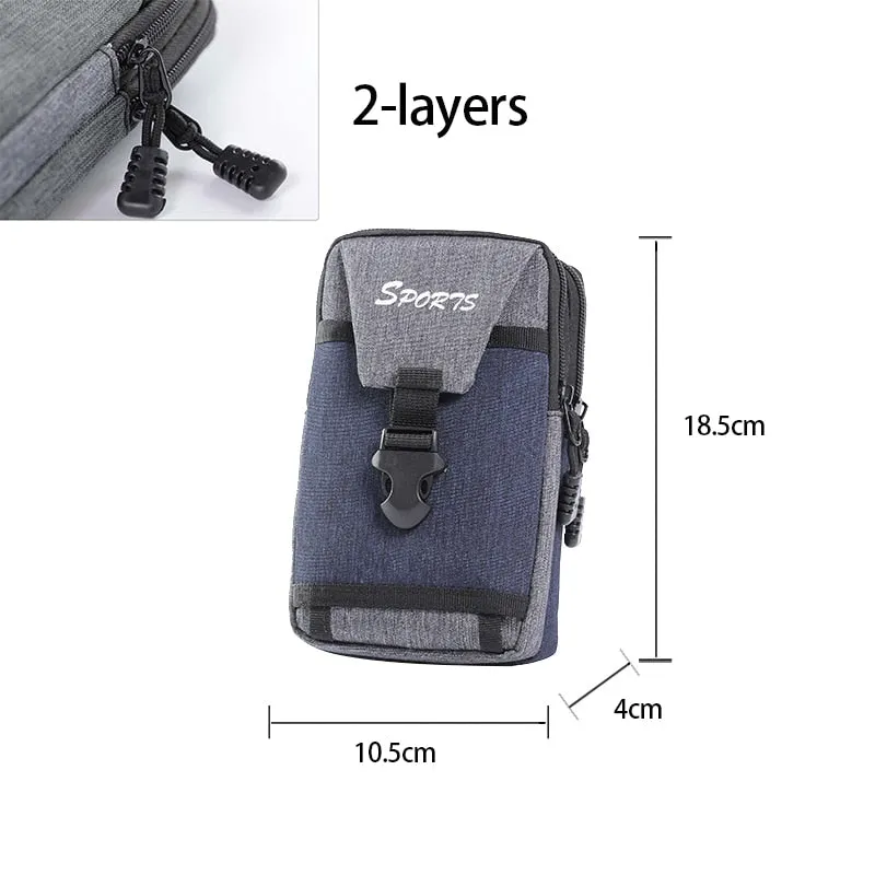 Nylon Tactical Bag Outdoor Molle Military Waist Fanny Pack Men Phone Pouch Camping Hunting