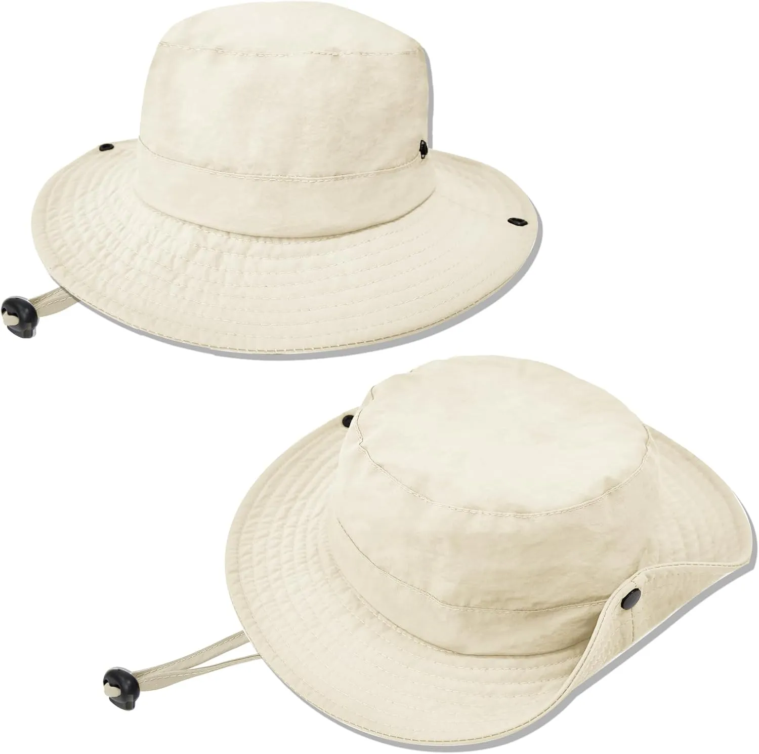Outdoor Kids Sun Hat UPF 50  Quick Dry Foldable Bucket Hat Lightweight Adjustable Fishing Safari Hat for Girls and Boys