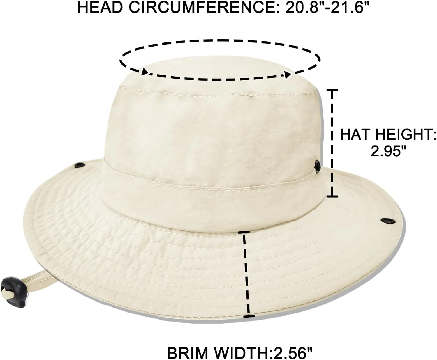 Outdoor Kids Sun Hat UPF 50  Quick Dry Foldable Bucket Hat Lightweight Adjustable Fishing Safari Hat for Girls and Boys
