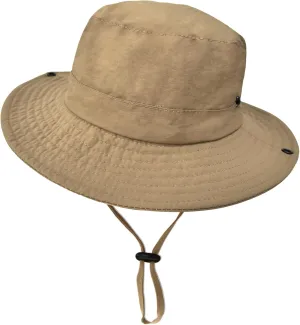 Outdoor Kids Sun Hat UPF 50  Quick Dry Foldable Bucket Hat Lightweight Adjustable Fishing Safari Hat for Girls and Boys