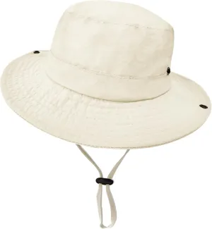 Outdoor Kids Sun Hat UPF 50  Quick Dry Foldable Bucket Hat Lightweight Adjustable Fishing Safari Hat for Girls and Boys
