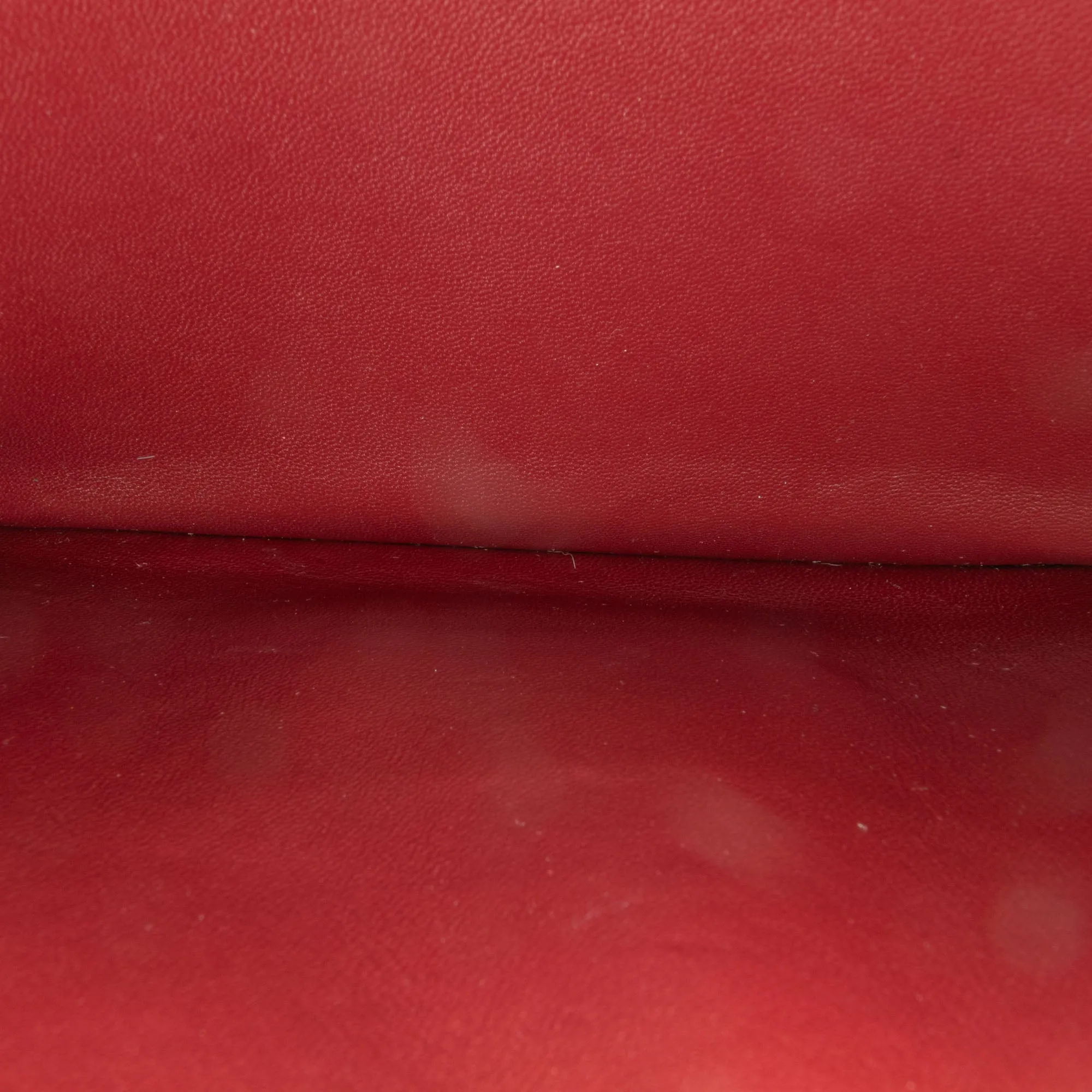 Red Celine Calfskin Triomphe Crossbody