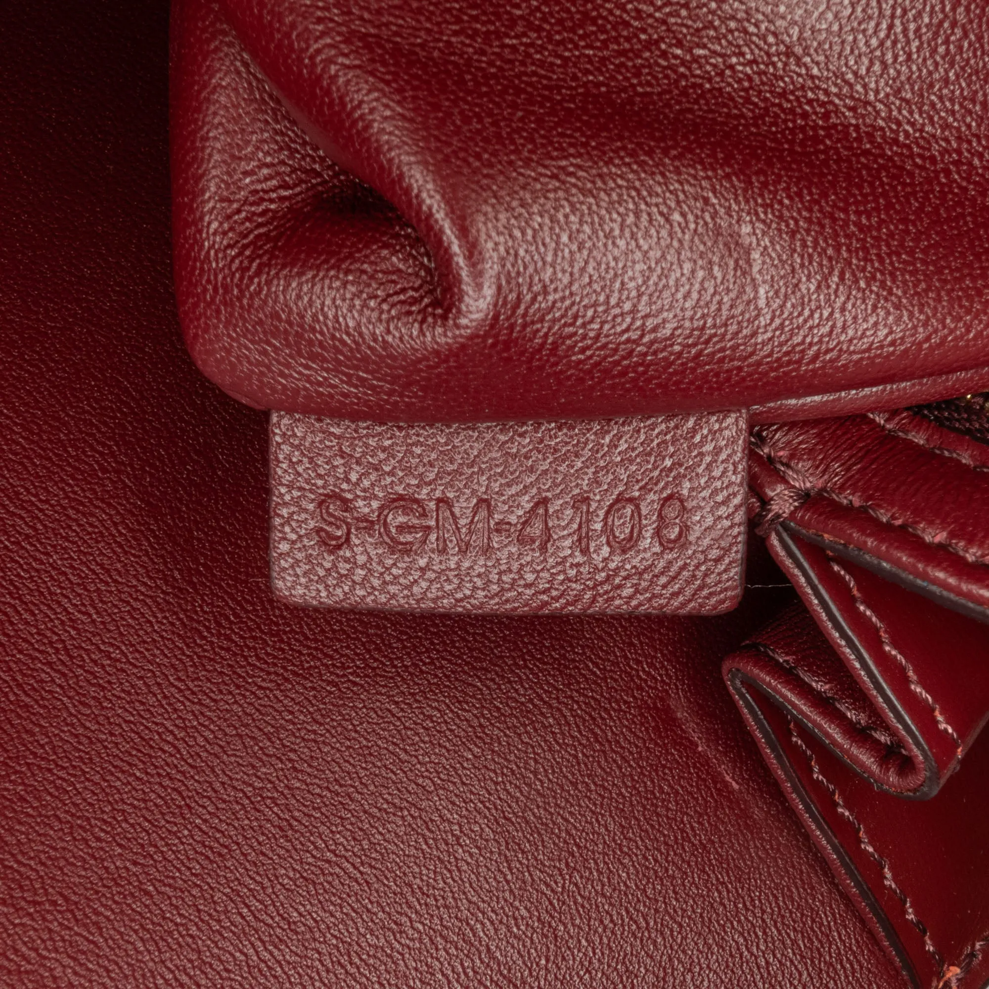 Red Celine Calfskin Triomphe Crossbody