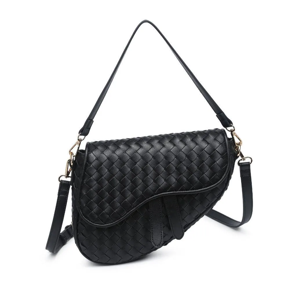 Scout Woven Crossbody: Black