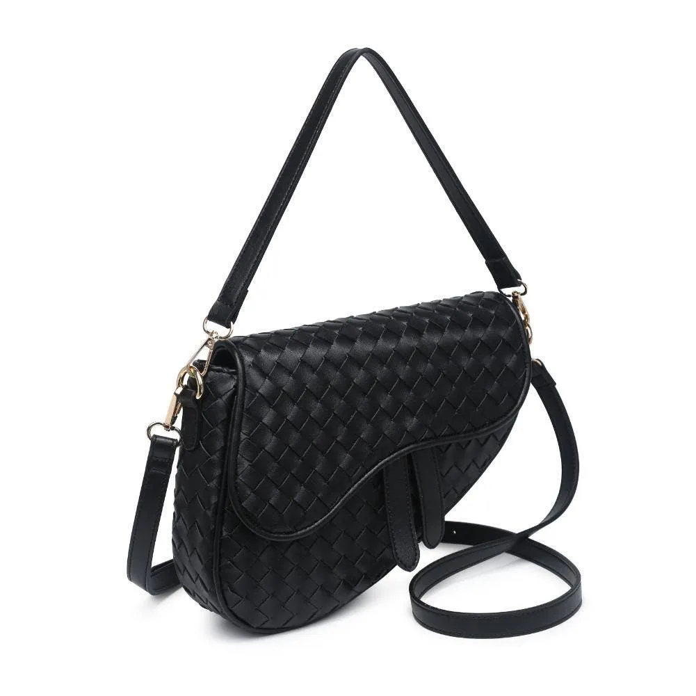 Scout Woven Crossbody: Black