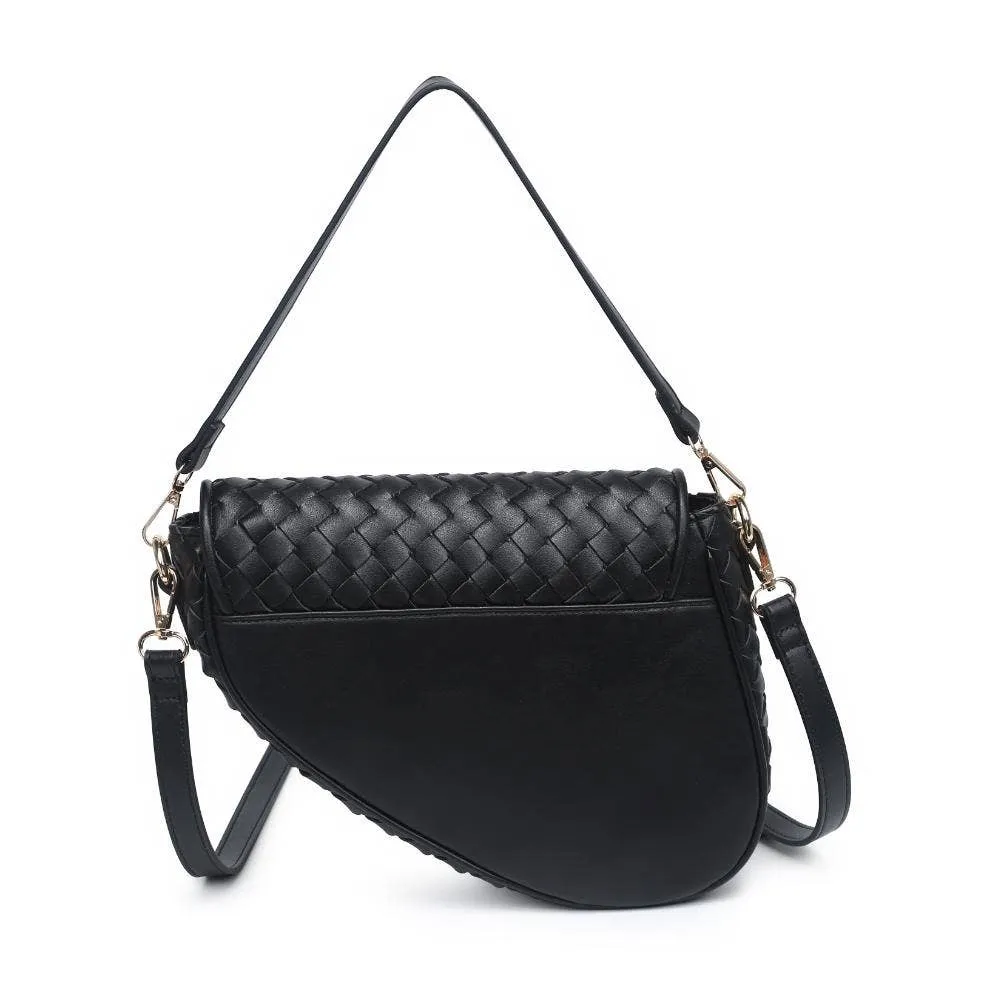 Scout Woven Crossbody: Black
