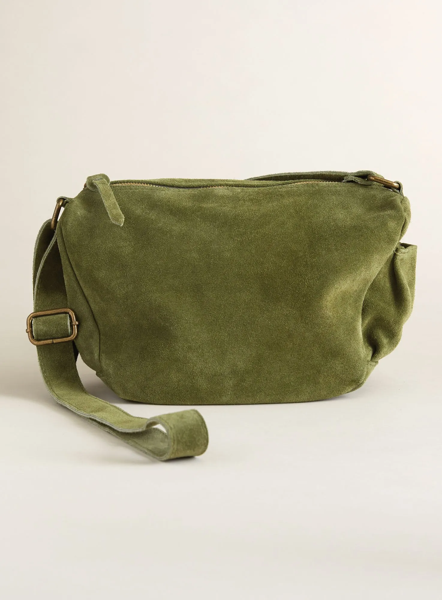 Sidekick Suede Hobo Bag