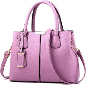 Soft Leather Satchel Bags for Women Shoulder Hobo Bags Top Handle Satchel Purses Fashion Bag with Compartments